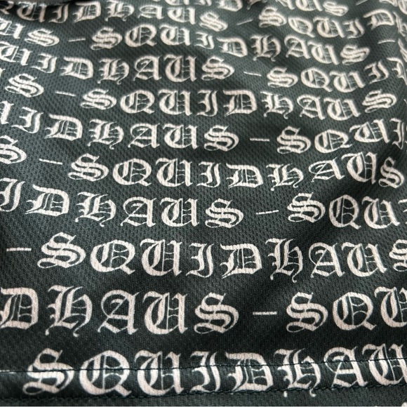 SQUIDHAUS MESH Men’s Large(L) SHORTS 6" INSEAM - OLD MONEY GREEN - Picture 7 of 12